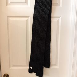 Banana Republic Black Embellished Sparkle Scarf 68" Long,7" Wide 