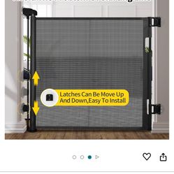 Retractable Gate For Pets And Babies