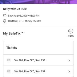 Jrule & Nelly Tickets For Tonight Show (Aug 2nd)