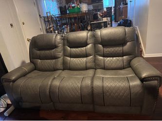 Two piece reclining sofa set from Bob’s