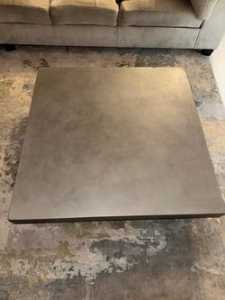 Square Concrete Coffee Table