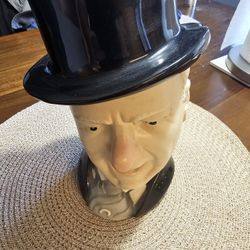 Vintage 1976 O.B.R. W.C. Fields Whiskey Bottle