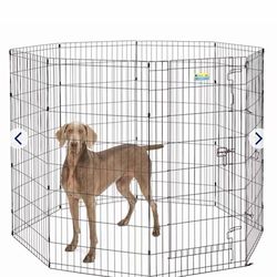 48” H dog play pen