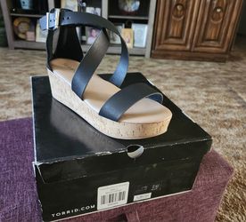 Torrid Strappy Cork Platform