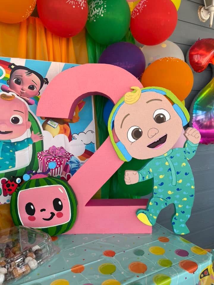 Coco Melon Party Foam Decoration
