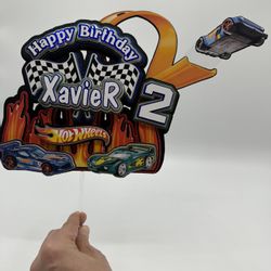 Hot Wheels Cake Topper Customizable