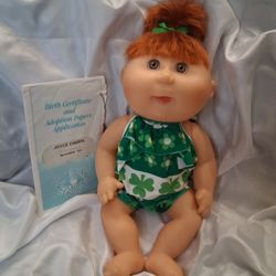 1991 Cabbage Patch Kids Doll -, Waterproof With Birth Certificate 