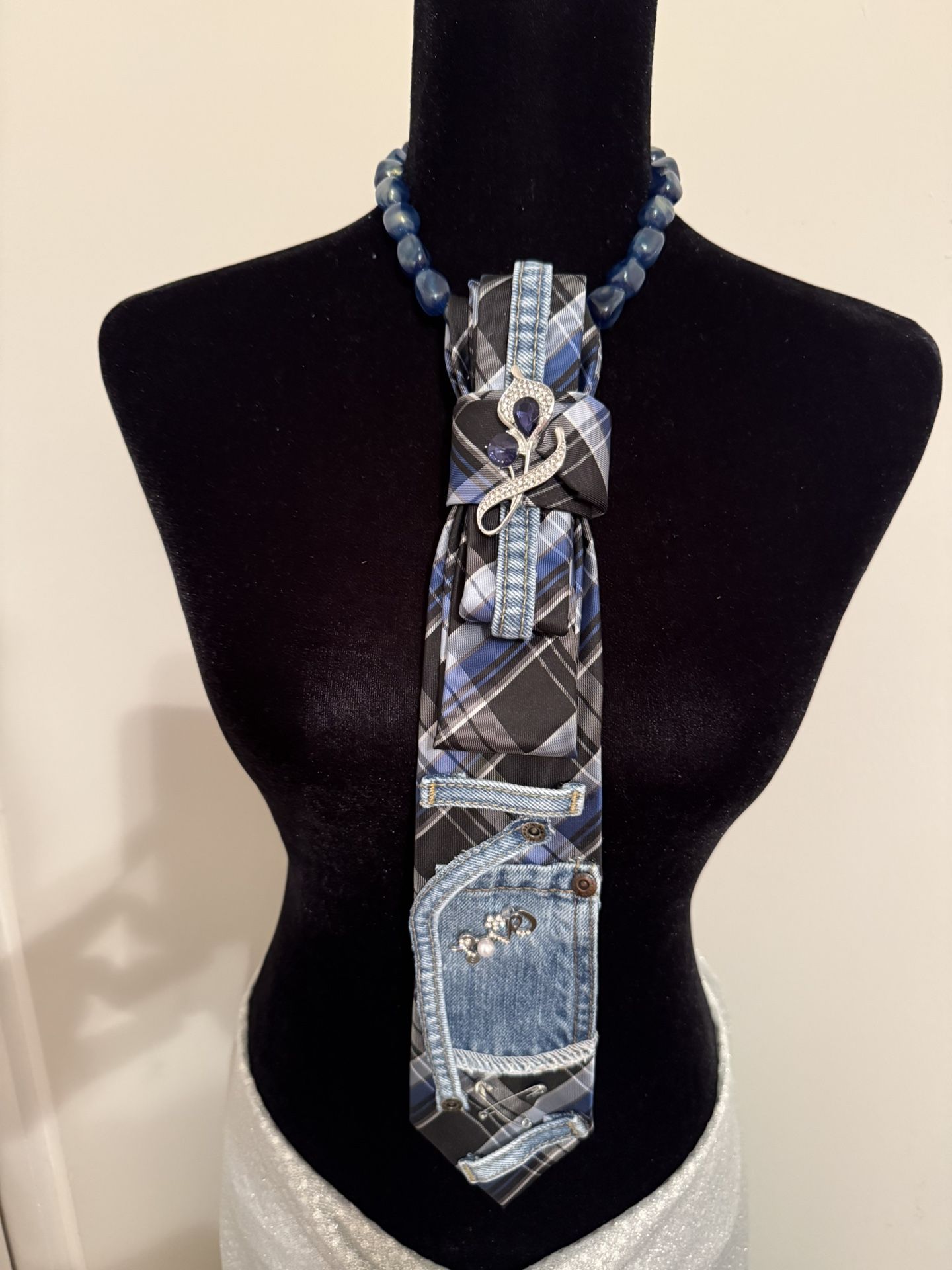 Custom Necktie Necklace, One Of A Kind. $35.