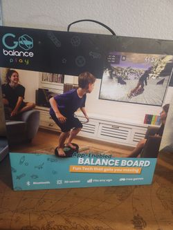 Particular - GoBalance Play - Balance chart with app, Bluetooth and 12 games to have fun, get fit and improve coordination for everyone - Black with b