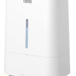Humidifiers for Bedroom with Essential Oils - Top Fill Cool Mist Humidifiers - 4.5L Super Quiet Auto Shut-off Air Humidifier with Timer & Nightlight