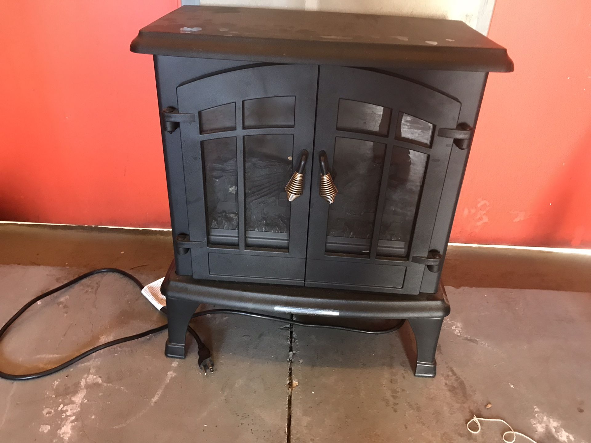 Electric fireplace stove heater