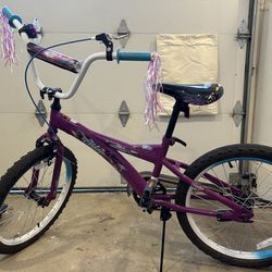 Purple Huffy Kids Bike