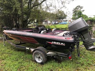 javelin boat with 120 hp Johnson engine