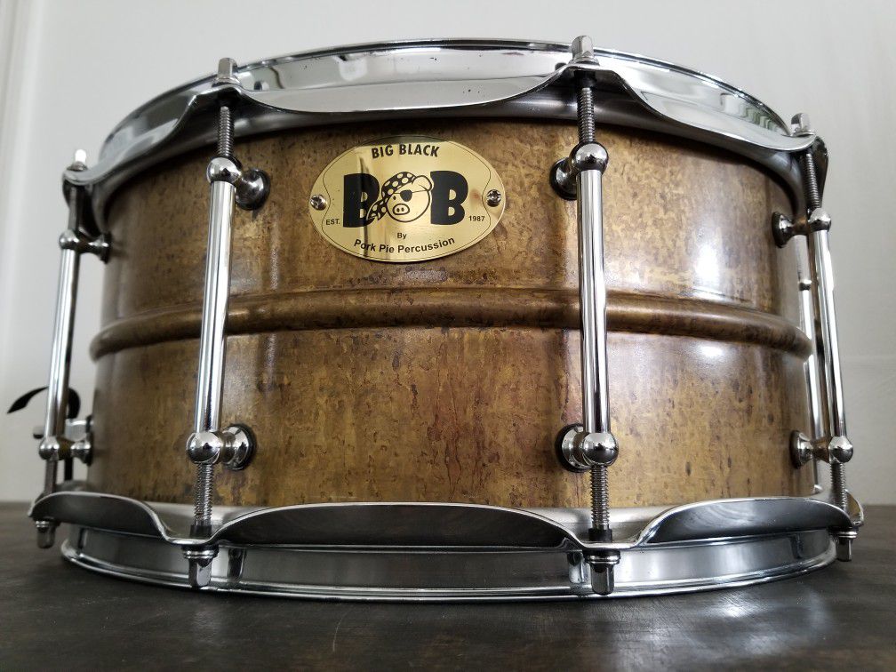 Pork Pie 14x6.5 Brass Snare Drum