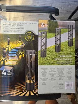 Solar Pathway Lights 4-Pack