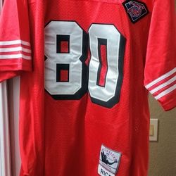 Jerry Rice #80 49ers Jersey Throwback