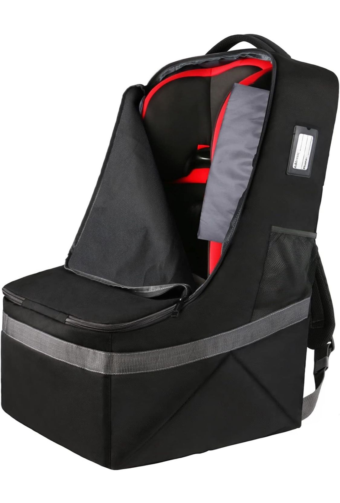Padded Car Seat Travel Bag Backpack