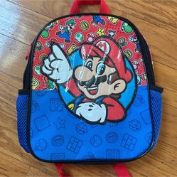 NWT Licensed Super Mario kids Backpack 9x11x4”