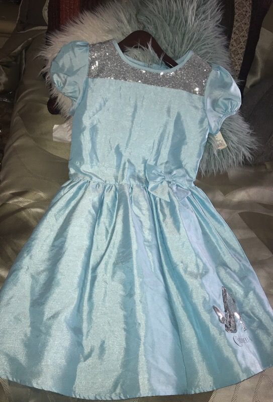 Disney Cinderella Dress Costume Halloween Sz 8/12 New