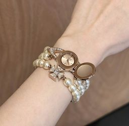 Vivienne westwood pearl bracelet watch