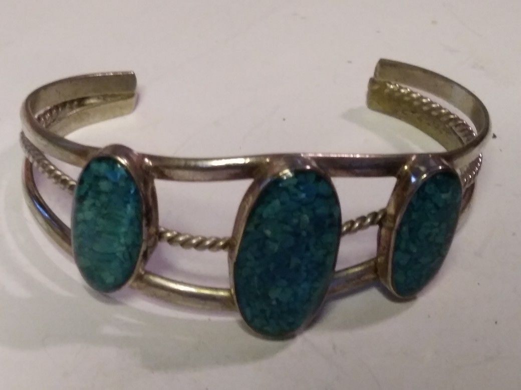 Turquoise cuff bracelet