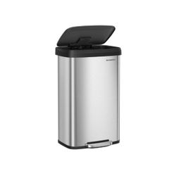 SONGMICS 21 Gallon (80 L) Stainless Steel Garbage Can