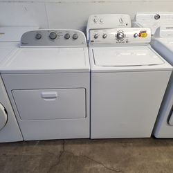 MAYTAG WASHER AND WHIRLPOOL ELECTRIC DRYER DELIVERY IS AVAILABLE AND HOOK UP 60 DAYS WARRANTY 
