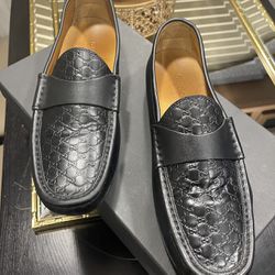 Men's  Black Gucci Loafers 