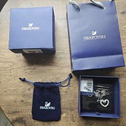SWAROVSKI Iconic Swan Crystal Necklace Jewelry Collection