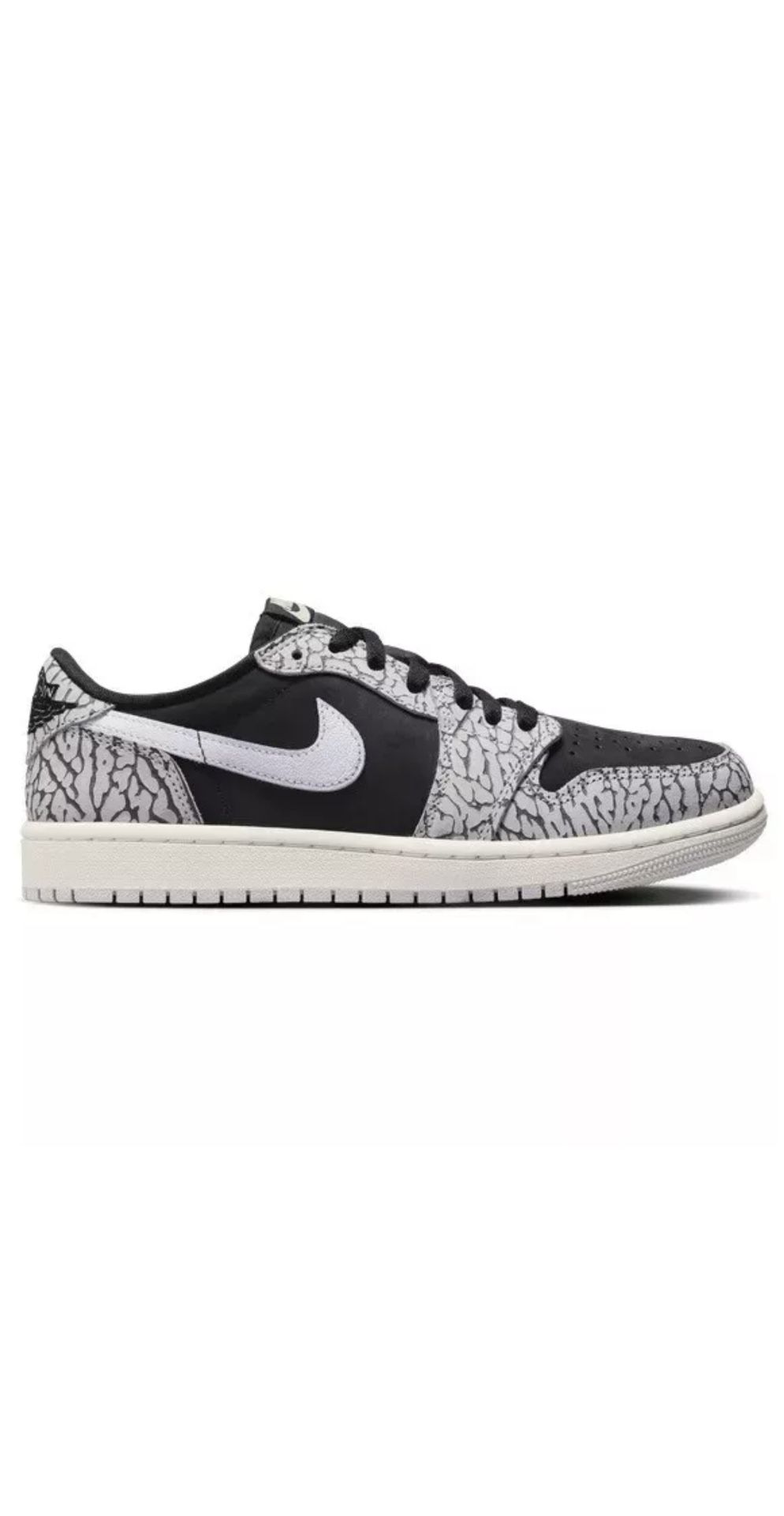Nike Air Jordan 1 Retro Low OG Black Cement Elephant