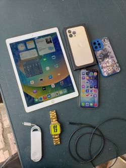 All gold Edition $380! Firm Gold 256GB Iphone 13 pro Max, $230 iPad pro 12.9 128GB $235! Firm Nike edition Apple watch 45mm all 3 for $720+ firm trade