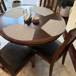 Dining Table With Free Chairs