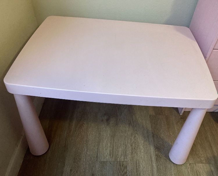 Pink Table Desk 