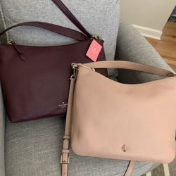 💜 New Authentic Kate Spade Bag, Leather Kate Spade Shoulder Bag, Kate Spade Convertible Shoulder Crossbody Bag, Kate Spade Hobo Bag 