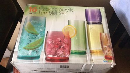 Nuevo Set De Vazos Acrylic  De Colores 