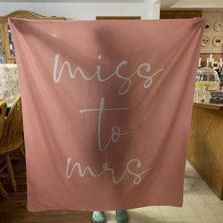 Miss To Mrs Sign