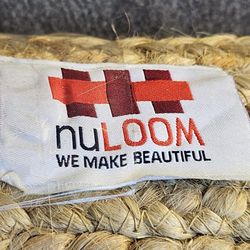 5' × 8' Natural Jute Rug Boho Farmhouse Rustic 