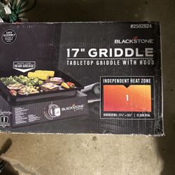Blackstone 17” Portable Griddle W/Hood . $100 FIRM *BRAND NEW IN BOX*