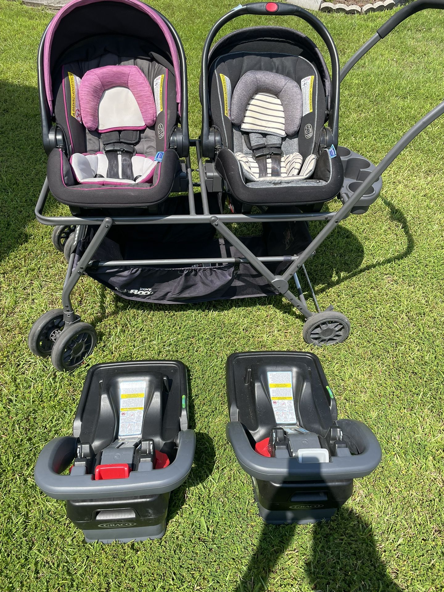 Twins Car seats And Matching Stroller