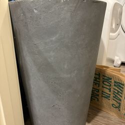 Tall Concrete Planter