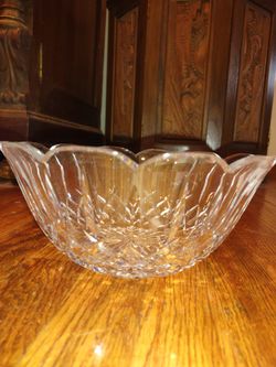 Waterford Crystal scalloped rim bowl