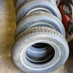 4 White Walls 235/75/15 Tires 