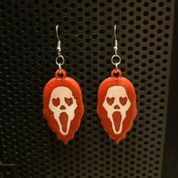 Ghostface Earrings 