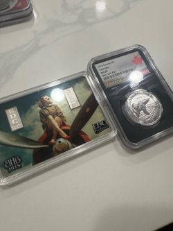 2018 Canada Polar Bear Silver Coin NGC MS69 and 2 Grams of Silver