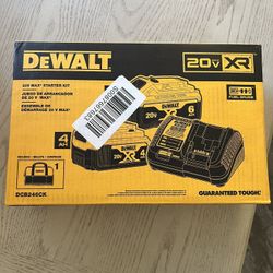 Dewalt 20v Max XR Batteries 6AH & 4AH Charger & Carry Bag Included