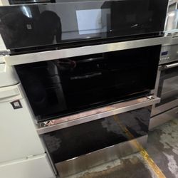 30" JENN AIR MICROWAVE OVEN COMBO STAINLESS STEEL 