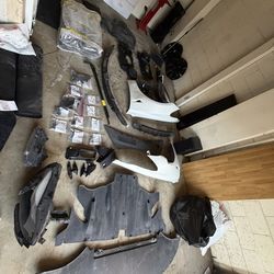 Tesla Model 3 Front End Parts Lot – Headlights, Fender, Crash Bar + More
