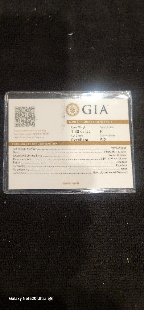 Diamond Ring (Sale Price $3800) (Cash Only)