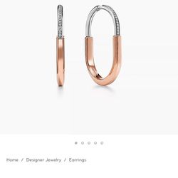 Tiffany lock earrings