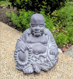Large sitting big belly Buddha